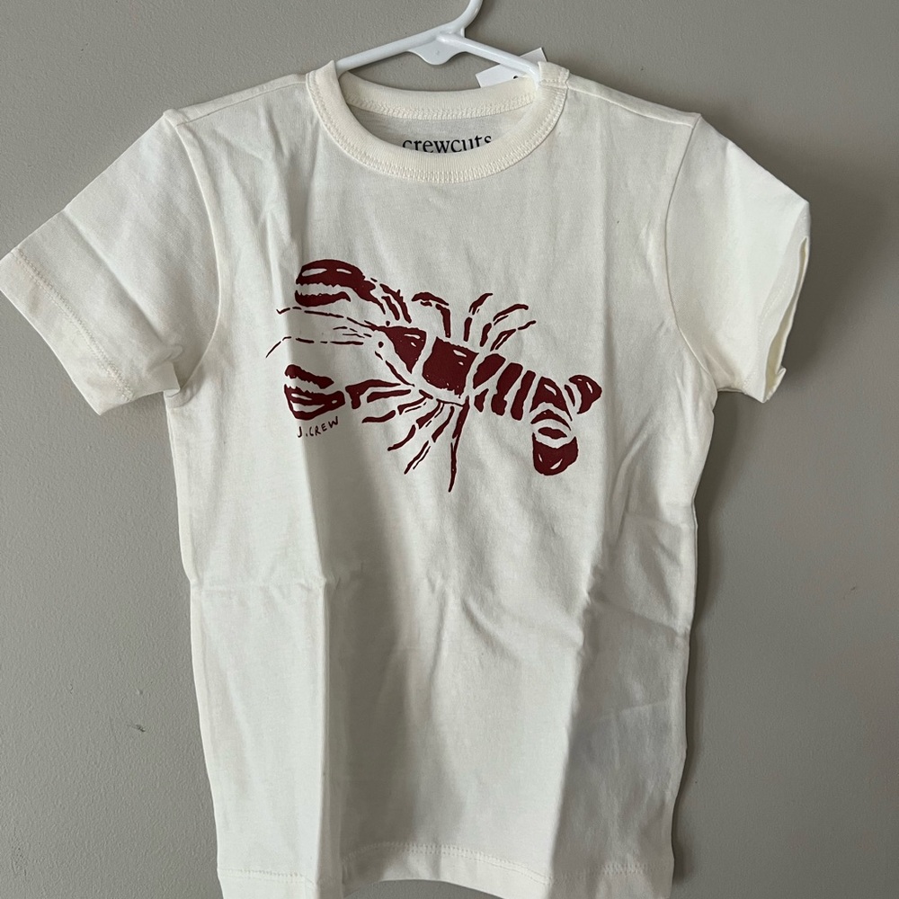 Crewcuts Kids Cream Lobster T-Shirt